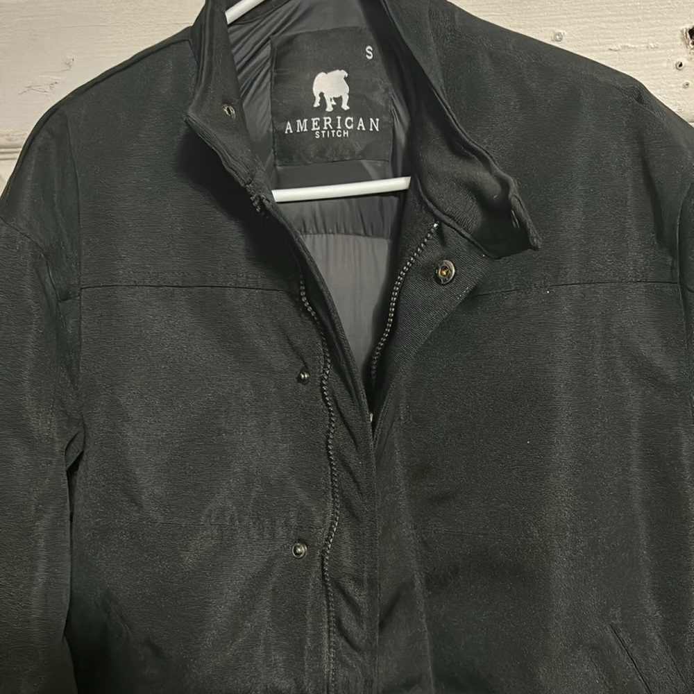Men black puffer jacket - Picture 2 of 3